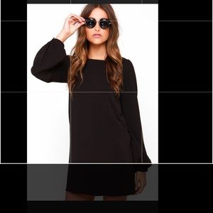 Lulus long sleeve shift dress